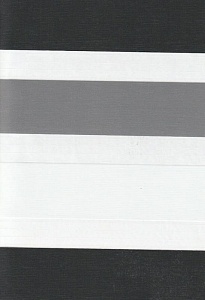 Открытые рулонные шторы день-ночь Салерно, серый 2002 купить в Дзержинском с доставкой